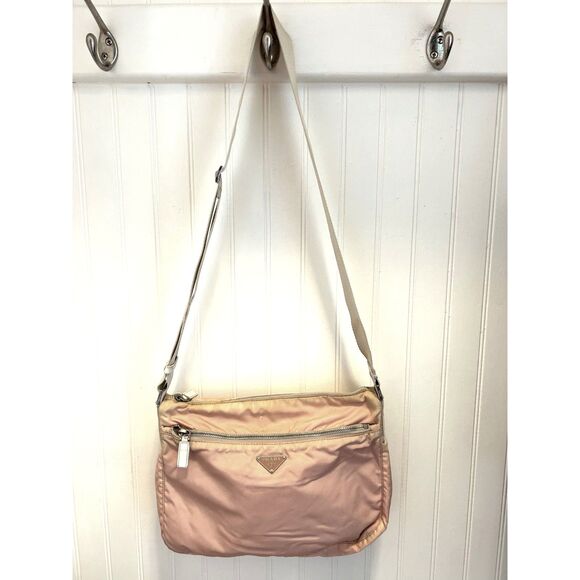 Prada Pink Nylon Handbag - Picture 1 of 7